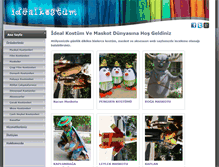 Tablet Screenshot of idealkostum.com